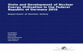 Nuclear Energy Utilization in the Federal Republic of Germany 2015nbn:de:0221... · 2016-07-26 · State and Development of Nuclear Energy Utilization in the Federal Republic of Germany