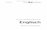MSA Englisch 2019 Schülerheft - Schleswig-Holstein · 2019-08-06 · support this project. Write an e-mail to inform your English friend about this event. In your e-mail explain