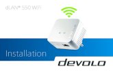 dLAN® 550 WiFi - devolo … · 50 sec. 2 | DE | Sichern Sie Ihr dLAN®-Netzwerk (Verschlüsselung): Stecken Sie diesen dLAN® 550 WiFi Adapter in eine freie Wandsteckdose und warten