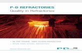 P-d refractories 12_n/ekniha... · Since 2002 the Dr. C. Otto Refractories P-D Group has brought together the combined strenghts and experience of the traditional refractory producers