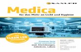 Medica - SAXLED · Medica für das Mehr an Licht und Hygiene Premium Serie speziell entwickelt für med. Einrichtungen, Zahnärzte, Labore a n t i b a k t e r i e l l e O b e r f