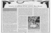 Vom Coffee-Pot zum Be-Boptenorgitarre.com/downloads/geschichte_teil02.pdf · Die Geschichte der Tenorgitarre (Il) Vom Coffee-Pot zum Be-Bop Prof. Bop über die Musik derTenorgitarre