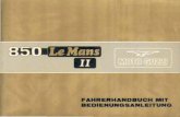 Fahrerhandbuch Le Mans II - bunden, die dieselben MaBe hat wia die Vor¢­ derbremse mit HandbeUitigung