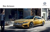 Der Arteon - Volkswagen€¦ · Der Arteon – Exterieur 05 Formensprache, die sprachlos macht. Markante Front, rahmenlose Seitenfenster, aerodynamische Silhouette – der Arteon