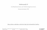Mathematik II - TU Dresdenfischer/teaching/ss14/MatheII.pdf · Beamerfolien zu Mathematik II fur Maschinenwesen und Verkehrsingenieurwesen Andreas Fischer SS 2014 Version vom 27.