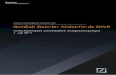 Deutsche Asset Management Investment GmbH Gottlieb Daimler ...€¦ · Gottlieb Daimler Aktienfonds DWS Deutsche Asset Management Deutsche Asset Management Investment GmbH Verkaufsprospekt