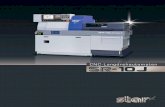 CNC-Langdrehautomaten - STAR Micronics · Der star*-CNC-Langdreh automat SR-10J ist kompakt, schnell und äußerst wirtschaftlich. Er setzt neue Maß stäbe im CNC-Langdrehbereich