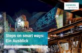 COMOS Kundentag - Steps on smart ways: Ein Ausblick1f2f1a4a-8… · Unbeschränkt Siemens 2019 Seite 4 New Features in COMOS 10.3 35% 65% Andere Kunden Anforderungen Art der Verbesserung