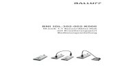 User¢´s Guide: BNI IOL-302-002-K006 DE - Balluff Balluff Network Interface / IO-Link BNI IOL-302-002-K006