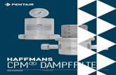 HAFFMANS CPM DAMPFFILTER - Pentair/media/websites/food-and-be… · CPM Dampffilter verfügen über ein revolutionäres Design, das wesentliche Vorteile gegenüber herkömmlichen