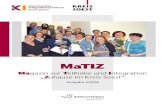 MaTIZ - Kreis Soest€¦ · Soest (MaTIZ) für 2016, die einen kurzen Blick in die Integrationsarbeit zeigt. Wir, das Team des Kom - munalen Integrationszentrums Kreis Soest, möchten