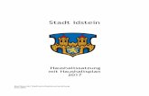 Stadt Idstein€¦ · Seite III Mit der Haushaltsgenehmigung 2015 hat die Kommunalaufsicht der Stadt Idstein erneut umfangreiche Auflagen erteilt: 1. Über den Stand des Haushaltsvollzugs