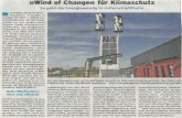 »Wind of Change« für Klimaschutz · "Wind of Change" für den Klimaschutz (4.6.2018) Projekt des Monats Juni 2018 Bisweilen braucht es mutige Vorreiter – so wie in Unterschleißheim,
