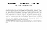 FINE CRIME 2016 - Universität Graz€¦ · lung Moser, Am Eisernen Tor 1, 8010 Graz. 15:00 Uhr: Führungen • BIO-MORD. Giftpflanzen – wie sie wachsen, wie sie wirken Führung