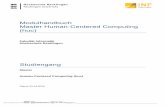 Modulhandbuch Master Human Centered Computing (huc) · PDF file Modulhandbuch huc M.Sc. 2 22.04.2015 7 Grafische Darstellung: Curriculum Master Human-Centered Computing . e . . r s