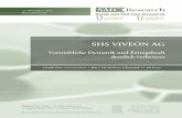 SHS VIVEON AG … · Research-Studie SHS VIVEON AG 13. November 2019 SWOT-Analyse Seite 5 SWOT-Analyse Stärken Mit seinen Softwareprodukten RiskSuite und De- biTEX gehört SHS VIVEON