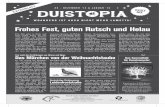 Frohes Fest, guten Rutsch und Helau - Duistopia · Duistopia ist ein kostenloses Faltblatt mit Unterhaltungswert für die Bewohner und Besucher Duisburgs, gemacht von Katja Stief