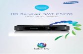 HD Receiver SMT C5270 - Unitymedia · 3 Sehr geehrte Kundin, sehr geehrter Kunde, herzlichen Dank, dass Sie sich für den HD-Receiver von Kabel BW entschieden haben. Mit dem interaktiven