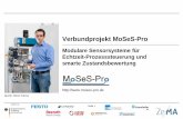 Verbundprojekt MoSeS-Pro€¦ · Festo AG & Co. KG, Werk St. Ingbert (assoziiert) ... –self-sensing Antriebe: Servosteuerung sowie Zustandsbewertung mittels Spannungs-/Strommessung