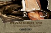 Mauser 98 Standard€¦ · 2 Mauser 98 Standard Inhaltsverzeichnis Seite Bezeichnung der Einzelteile 4/5 Allgemeine Sicherheitsregeln 6/7 1. Kammer ein- und ausbauen 8 2. Sicherung