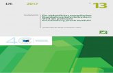DE 2017 Nr. 13€¦ · Finanzielle Förderung der EU für das ERTMS 14 - 17 Prüfungsumfang und Prüfungsansatz 18 - 21 Bemerkungen 22 - 87 Die ERTMS-Einführung war eine strategische