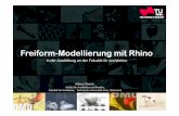 Freiform-Modellierung mit Rhino - Amazon S3s3.amazonaws.com/mcneel/misc/docs/Rhino_2009_stavric.pdf · Freiform-Modellierung mit Rhino in der Ausbildung an der Fakultät für Architektur