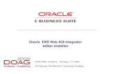 Oracle EBS Web ADI Integrator selber erstellen€¦ · Oracle EBS Web ADI Integrator selber erstellen DOAG 2009 - Konferenz , Nürnberg, 17.11.2009 Dirk Blaurock, Dirk Blaurock IT