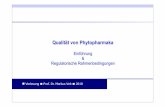 Qualität von Phytopharmakadingerma/Podcast/1_Einfuehrung.pdf · Dr. Markus Veit AMG I (1961) Erstes einheitliches Arzneimittelgesetz in der Bundesrepublik Deutschland. Neue Arzneimittel