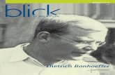 Dietrich Bonhoeffer - Ev. Kirche von Kurhessen-Waldeck · Dietrich Bonhoeffer 1906–19 1906 Am 4. Februar wird Dietrich Bonhoeffer in Breslau als sechstes von acht Kindern geboren.