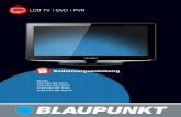 LCD TV | DVD | PVR€¦ · Das Display Ihres LCD Fernsehgerätes entspricht den höchsten Qualitätsanforderungen und wurde bezüglich Pixelfehlern mehrmals strengstens überprüft.
