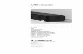 AMBEO Soundbar SB01 - Heimkinoraum e.K. · AMBEO Soundbar | 3. 17. Achten Sie darauf, dass der Ne tzstecker des Netzkabels immer in ordnungsgemäßem Zustand und leicht zugänglich