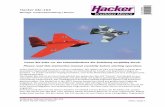 Hacker Me-163€¦ · materials and practical prefabrication. The Hacker Me-163 is a semi-scale model based on the famous Me-163 "Komet". The model is made of durable EPO foam and