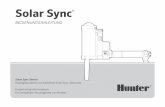 Solar Sync - Hunter Industries€¦ · Der Solar Sync ist ein Sensorsystem, das nach dem Anschluss an ein kompatibles Steuergerät von Hunter die Bewässerung durch Ihr Steuergerät
