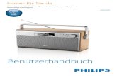 Benutzerhandbuch - Philips€¦ · Das Radio kann über das Netzteil oder mit Batterien betrieben werden. Batterielebensdauer (ca. Stunden) Bei der Verwendung von UKW DAB R14 (Größe