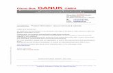 Glove Box GANUK GMBHganuk.com/pdf/ofen_eng.pdf · Glove-Box GANUK GmbH, Postfach 42, D-63544 Hammersbach GmbH eingetragen beim AG Hanau, HRB-Nr. 3485, Geschäftsführer: Rudolf Sieber,