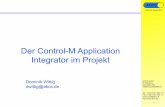 Der Control-M Application Integrator im Projekt · bestehende Control-M Installationen Mit dem Application Integrator kann jede Applikation in Control-M direkt integriert werden Die