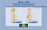 Großdrehbohrgerät Rotary Drilling Rig - vider.bgvider.bg/system/assets/images/download/BG_20.pdf · BG 20 (BT 60) – Großdrehbohrgerät BG 20 (BT 60) – Rotary Drilling Rig 1000