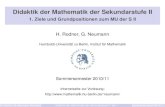 Didaktik der Mathematik der Sekundarstufe II - 1. Ziele und …didaktik.mathematik.hu-berlin.de/files/vorlesung_1_grund... · 2016-07-14 · Grunderfahrungen des Mathematikunterrichts