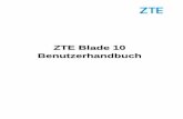 ZTE Blade 10 Benutzerhandbuch · 2020-02-27 · 3 Marken ZTE und die ZTE-Logos sind Marken der ZTE Corporation. Android ist eine Marke von Google LLC. Die Marke Bluetooth® und ihre