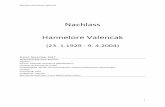 Nachlass Hannelore Valencak - Universität Graz...Nachlass Hannelore Valencak 5 1 Werk 1.1 Prosa 1.1.1 Selbstständige Publikationen 1.1.1.1 Romane und Erzählbände 1.1.1.1.1 Morgen