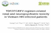 TDF/3TC/EFV regimen-related renal and neuropsychiatric ...canhgiacduoc.org.vn/SiteData/3/UserFiles/slide... · 1 Vietnam National DI&ADR Centre, Hanoi University of Pharmacy, Hanoi,