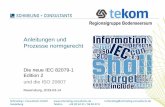 Anleitungen und Prozesse normgerecht · Beispiel (übersetzt) nach ISO IEC IEEE 26514:2008 bH 31 . Methoden: Redaktionsleitfaden Zielgruppen Inhaltsklassen und Komplexitätsgrade