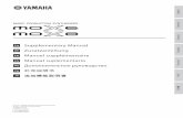 EN Supplementary Manual - Yamaha Corporation · Auto Power Off deaktivieren (einfache Methode) Schalten Sie das Instrument ein, während Sie die tiefste Taste auf der Tastatur gedrückt