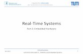 RealITime(Systems( - TUM€¦ · Fakultätfür( Informak(der(Technischen(UniversitätMünchen(WS(14/15 ((Echtzeitsysteme(Lehrstuhl(Informak(VI– Robo0cs(and(Embedded(Systems((RealITime(Systems