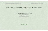 GEORG PHILIPP TELEMANN - MOECK · 2019-12-19 · A A(Violine/Diskantgambe) Bc Edition Moeck Nr. 1005 GEORG PHILIPP TELEMANN (1681 – 1767) Triosonate F-Dur für Altblockflöte, Diskantgambe