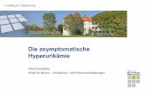 Ulrich Dendorfer Klinik für Nieren , Hochdruck und oberbayerische- · PDF file 2017-06-07 · Häufigkeit der Hyperurikämie 5.707 Teilnehmer in NHANES 2007–2008, Harnsäure > 7,0