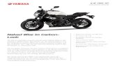 Naked Bike im Carbon- Reihenvierzylinder mit 600 ccm Look 2014 XJ6NSV.pdf · Gewicht, fahrfertig, vollgetankt 205 kg / ABS 210 kg Öltankinhalt 3.4 Liter Radstand 1,440 mm Sitzhöhe