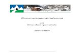 Wasserversorgungsreglement der Einwohnergemeinde Saas …gemeinde-saas-balen.ch/wp-content/uploads/2018/01/...Art. 43 Unberechtigter Wasserbezug 13 Art. 44 Vorübergehender Wasserbezug