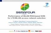 Performance of WLAN RSS-based SON for LTE/WLAN access ...€¦ · Performance of WLAN RSS-based SON for LTE/WLAN access network selection ... – SON update period and step size ...