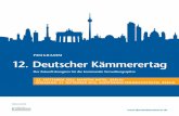 12. Deutscher Kämmerertag 2016 - Lars Slars-scheider.de/wp-content/uploads/2016/06/DKT2016_Programm.pdf · zierung der Flüchtlingsintegration: Zum Zeitpunkt der Drucklegung der